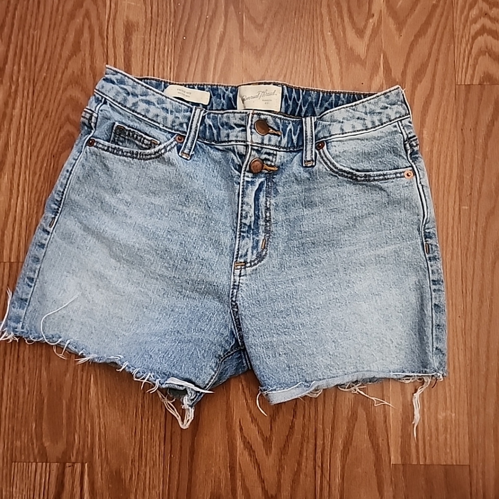 Vintage Universal Thread Denim Blue Women's Cutoff Shorts Size 0/25 Midi